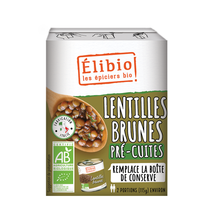 Lentilles bio 380 g Origine Italie