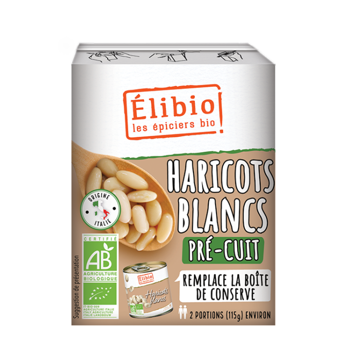 Haricots blancs bio 380 g Origine Italie