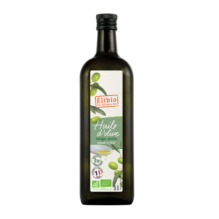 Huile d'olive extra-vierge bio Origine Tunisie et Espagne 1L