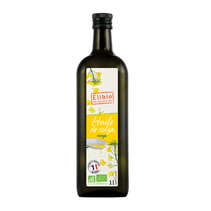 Huile de colza vierge bio Origine France 1L