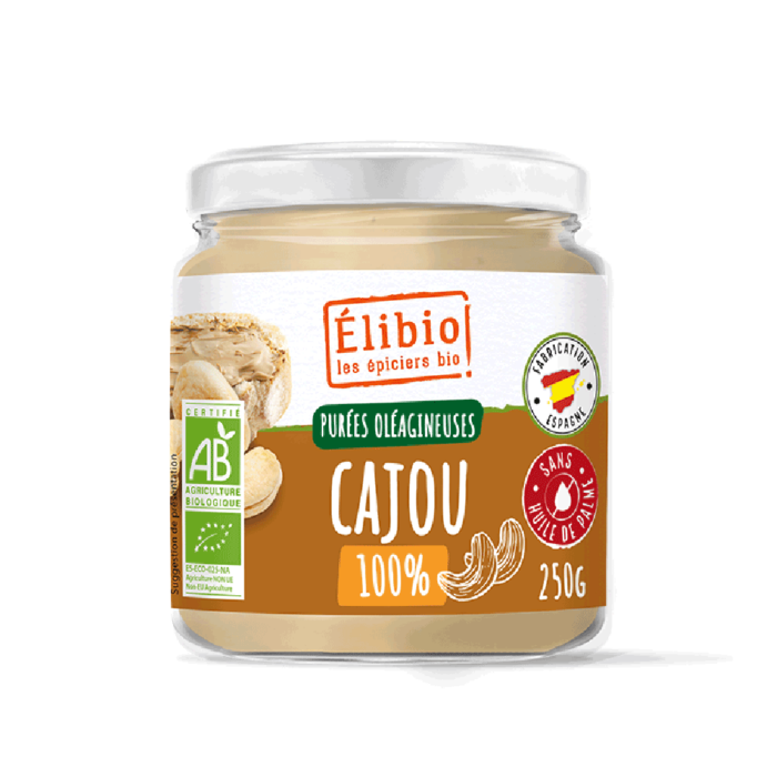 Purée de cajou bio 250 g Fabrication Espagne