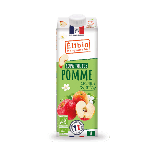 Jus de pommes françaises bio